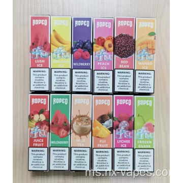 Rodeo Vape 1600 Puffs boleh guna